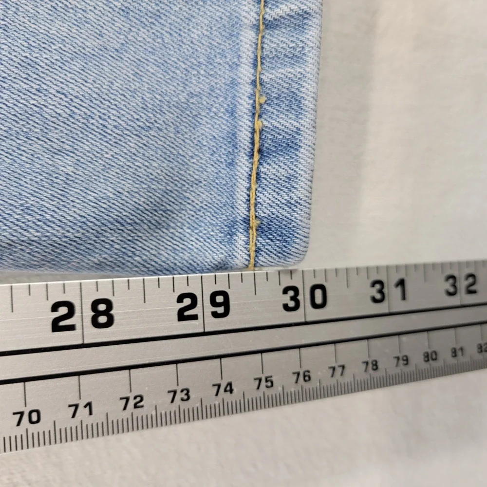 Levi's 514 Straight Jeans Mens 32x30 Light Wash Classic Stretch Denim